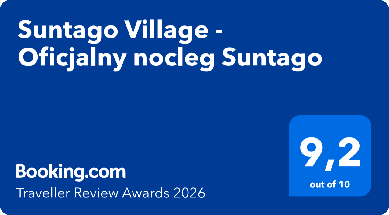 Traveller Review Awards 2026' od Booking.com dla Suntago Village - wynik 9.2/10